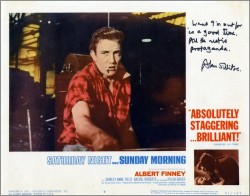 Saturday Night and Sunday Morning Lobby Card 4